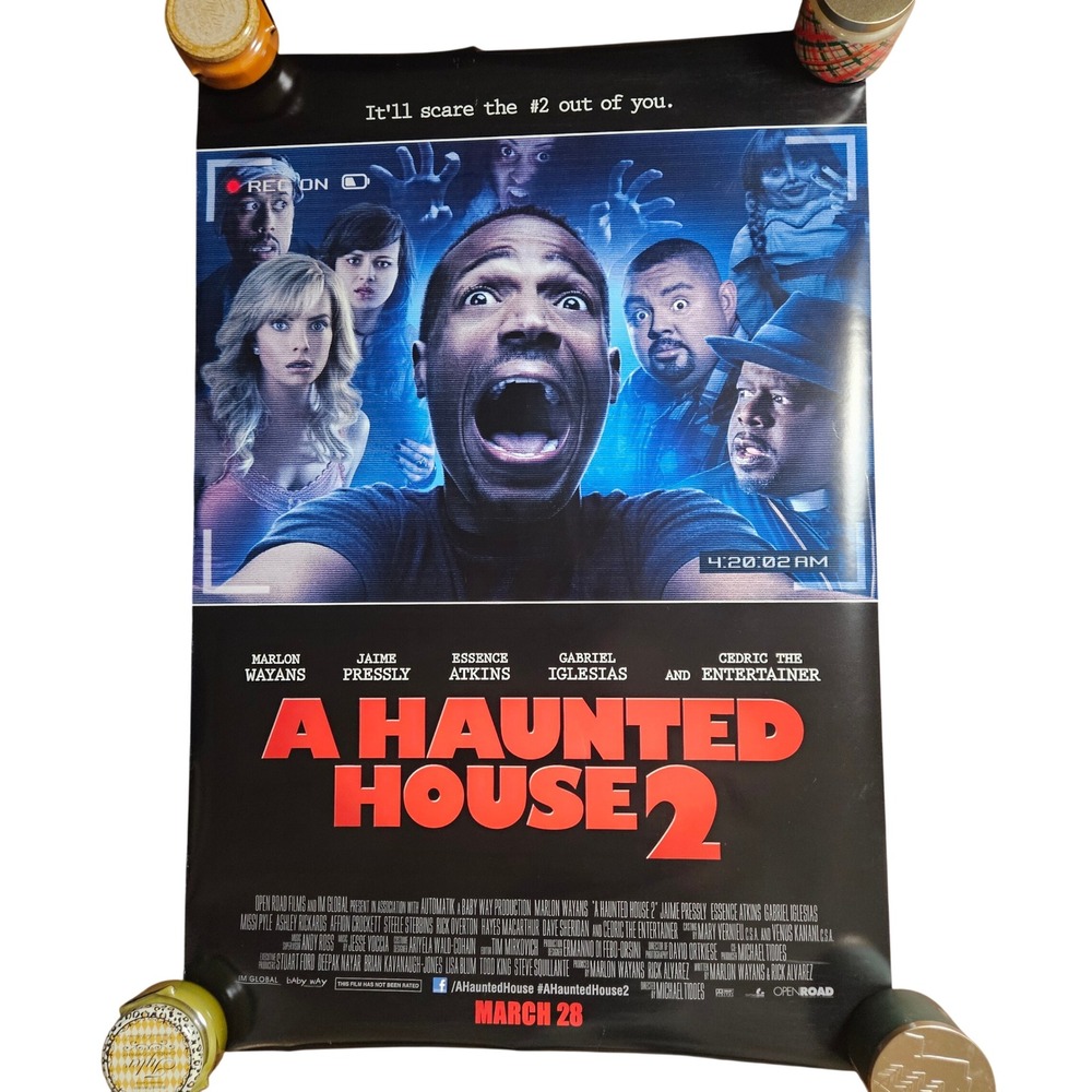 A Haunted House 2 2014 Promo‎ Movie Poster 27x40 Marlon Wayans Jaime Pressly